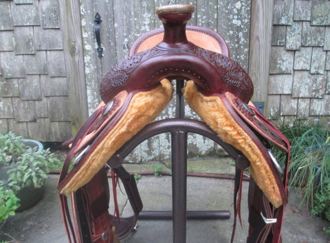 Paul Custom Saddlery Roping Saddle, Ranch Saddle