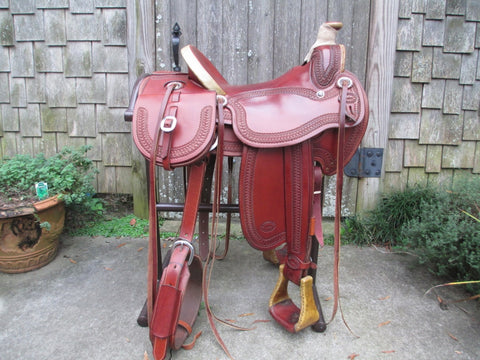 Used Anders Saddlery A Fork Roping Saddle Ranch Saddle