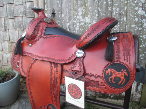 Skyhorse Fancy Ranch Saddle Show Saddle