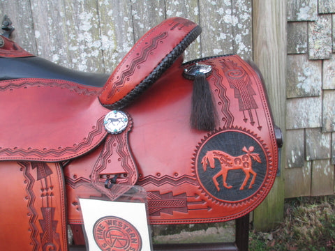 Skyhorse Fancy Ranch Saddle Show Saddle