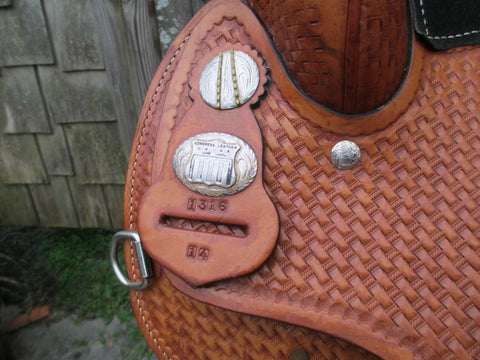 Congress Leather Youth Show Saddle