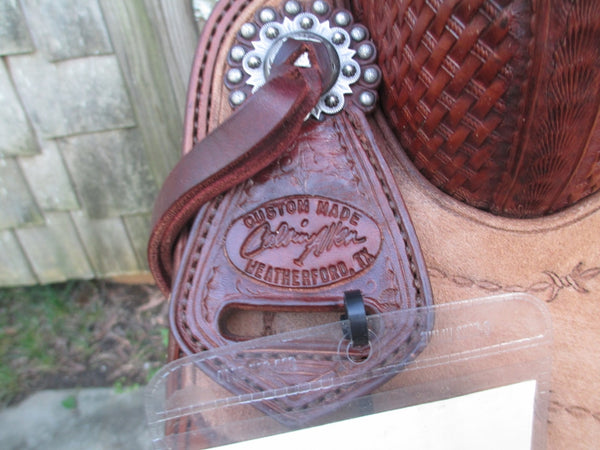 Calvin Allen Youth Or Small Adult Cutting Saddle - Fine Western Saddles