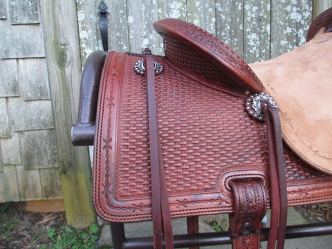 Calvin Allen Youth Or Small Adult Cutting Saddle