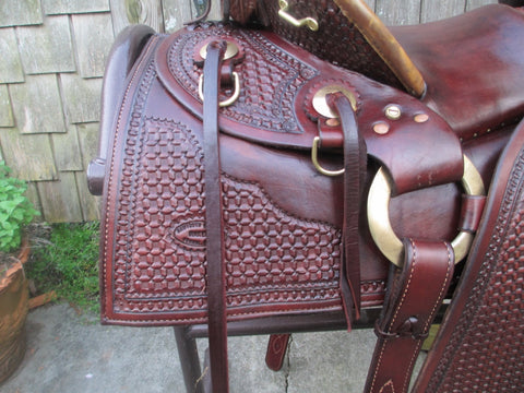 Sawtooth Saddle Company Cheyenne Ranch Roping Saddle