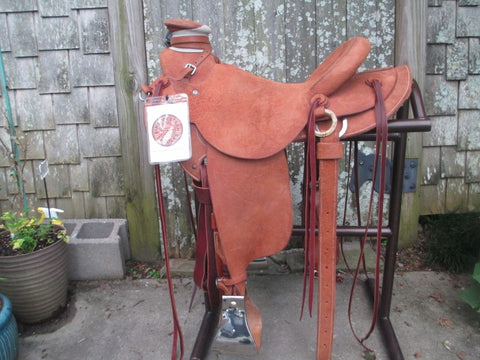 Frecker Saddlery Wade Roping Saddle Ranch Saddle