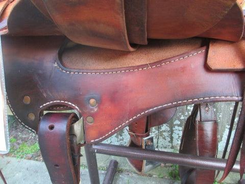 McCall 98 Wade Roping Ranch Saddle