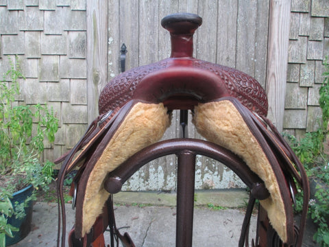 Lazy L Roping Saddle By Larry Coats