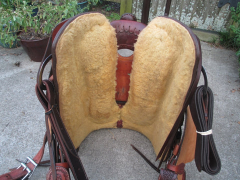 Lazy L Roping Saddle By Larry Coats