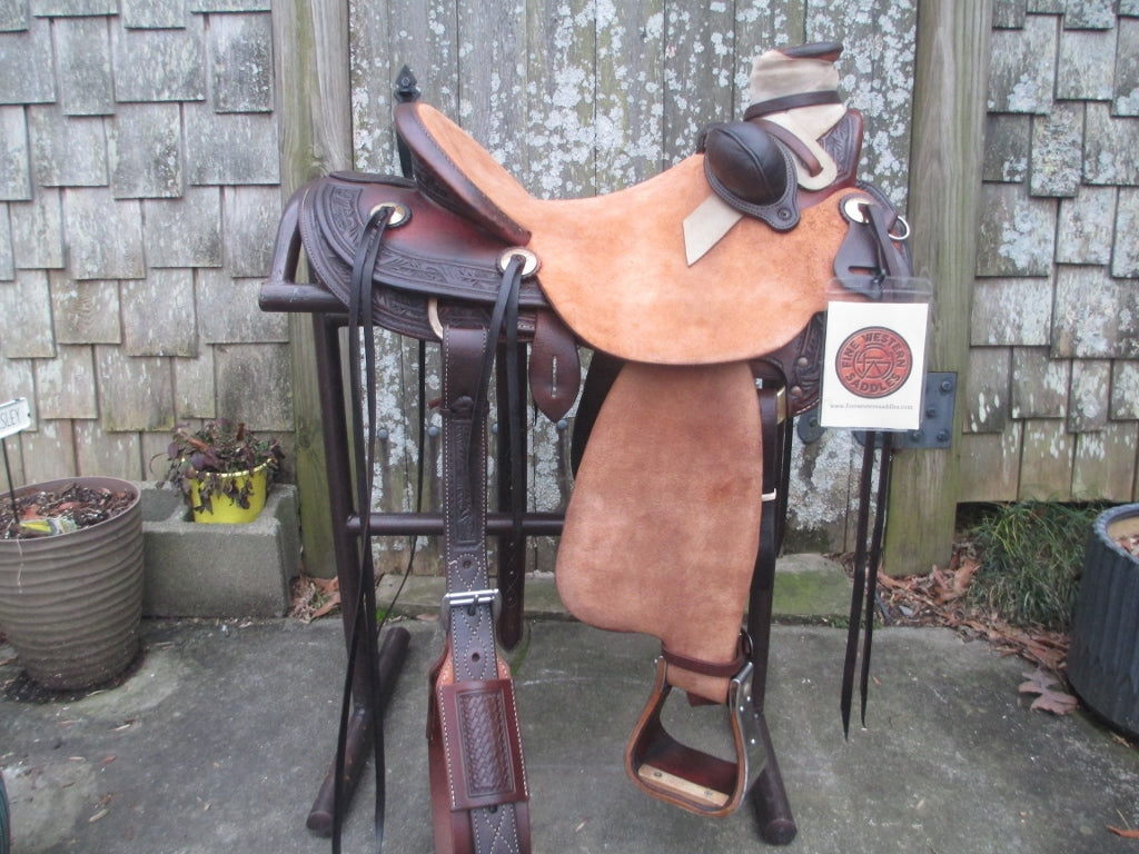 McCall NW Wade Roping Saddle Ranch Saddle - Fine Western Saddles