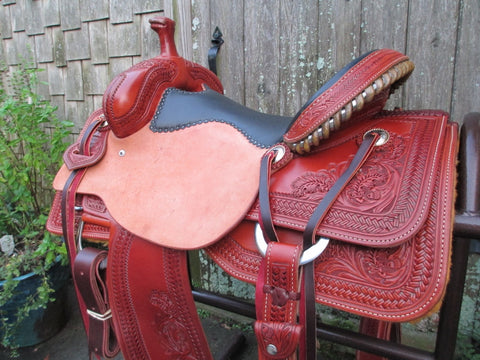 Allgood Custom Leather Will James Roping Saddle (New)