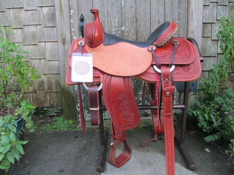Allgood Custom Leather Will James Roping Saddle (New)