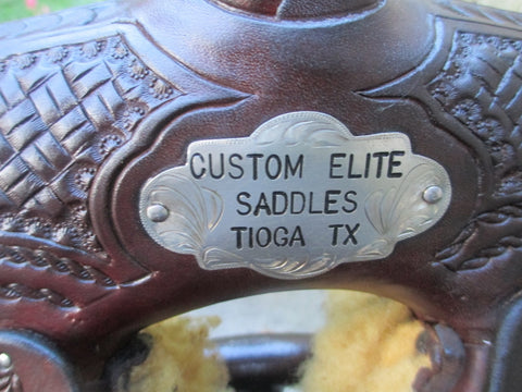 Elite Custom Saddles Cutting Saddle