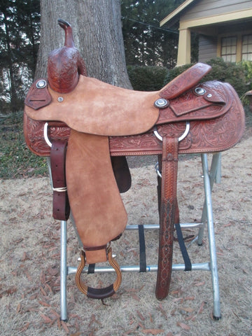 M L Leddy Cutting Saddle By Paul Garcia