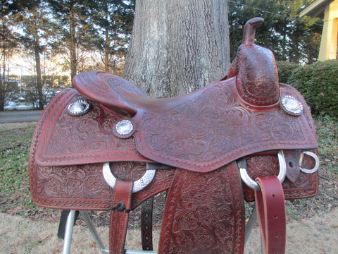 Bob's Fully Tooled Cowhorse Saddle