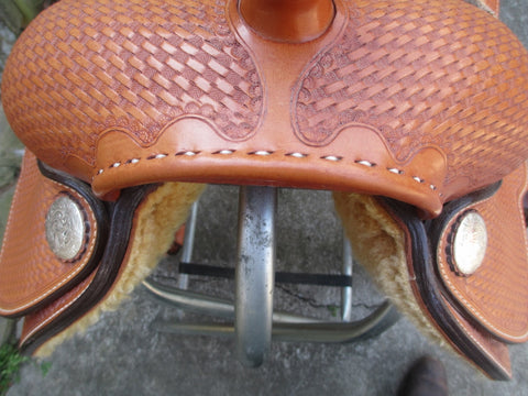 Blue Ribbon Training Saddle Work Saddle