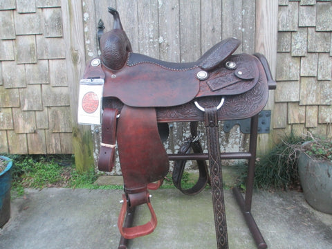 M L Leddy Cutting Saddle Built By Paul Garcia