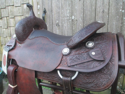 M L Leddy Cutting Saddle Built By Paul Garcia