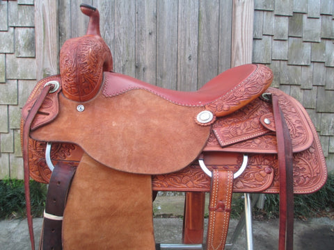 M L Leddy Ranch Cutter Saddle