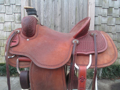 National Roper's Supply (NRS) Pro Series Ranch Roper Roping Saddle ...