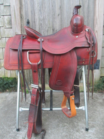 J & S Ranch Cutter Saddle