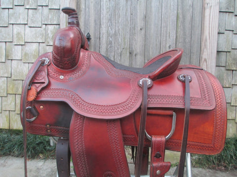 J & S Ranch Cutter Saddle