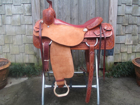 M L Leddy Ranch Cutter Saddle