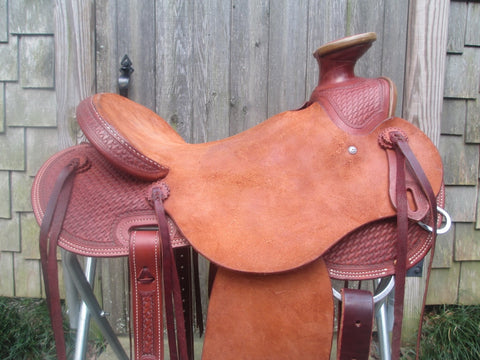 Double C (Charles Crowley) Wade Tree Roping Saddle (NEW)