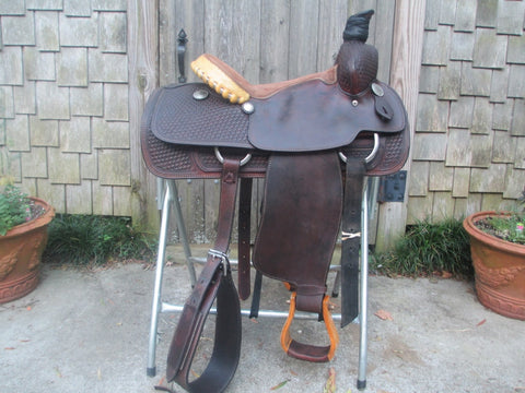 Crates Team Roping Saddle Model 417