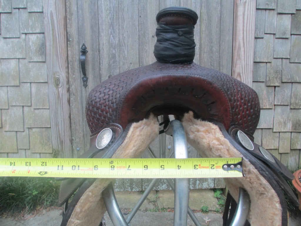 Crates Team Roping Saddle Model 417 Fine Western Saddles