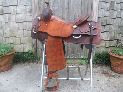 Live Oak Cowhorse Saddle Built By Mike Anders