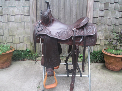 Sean Ryon Cutting Saddle Built By Paul Garcia