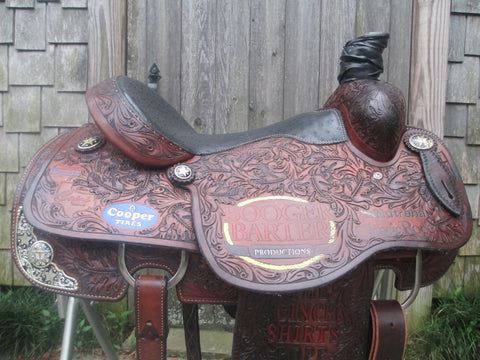 Martin Saddlery Booger Barter Trophy Roping Saddle