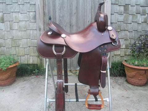 Roohide Wallaby Cutting Saddle