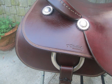 Roohide Wallaby Cutting Saddle