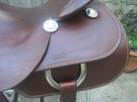 Roohide Wallaby Cutting Saddle