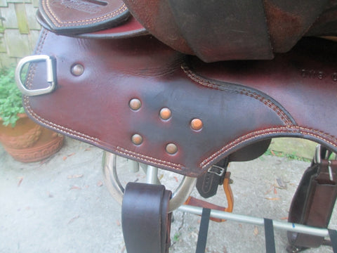 Roohide Wallaby Cutting Saddle