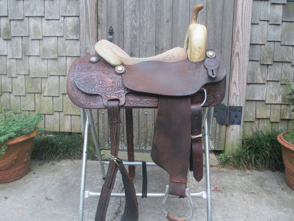 Calvin Allen Cutting Saddle - Fine Western Saddles
