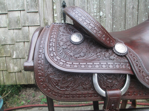 Sean Ryon Cutting Saddle Built By Paul Garcia