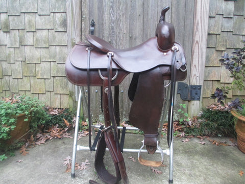Roo Hide Brumby Cutting Saddle