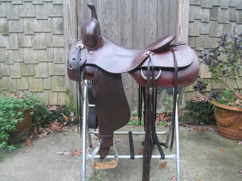 Roo Hide Brumby Cutting Saddle