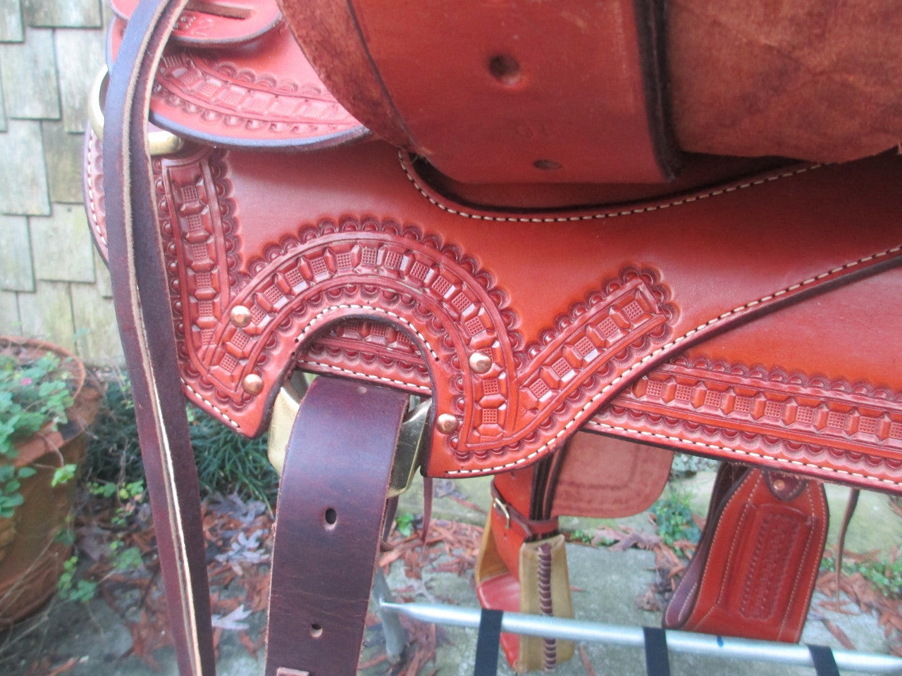 Selle De Cheval Wade En Cuir Premium - Arbre Cordage Ranch, Tailles 10 Selle De Cheval Wade En Cuir Premium - Arbre Cordage Ranch, Tailles 10