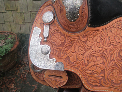 Bob's Show Reining Saddle (Never Been On A Horse)