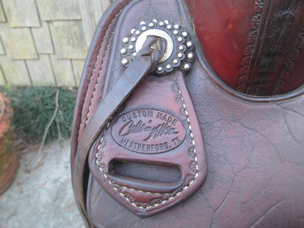 Calvin Allen Ranch Cutter - Fine Western Saddles