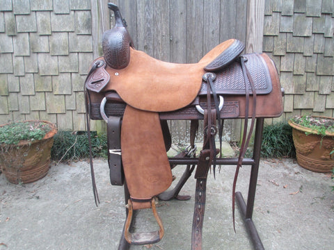 Joey Jemison Cutting Saddle Built By Michelle Liggett