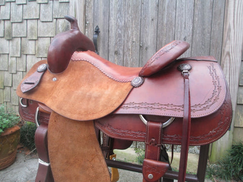 Roohide Reining Saddle Cowhorse Saddle