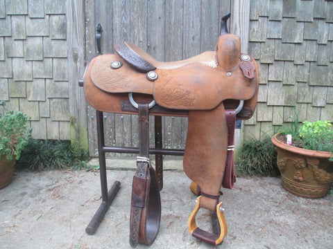 M L Leddy Cutting Saddle Built By Paul Garcia