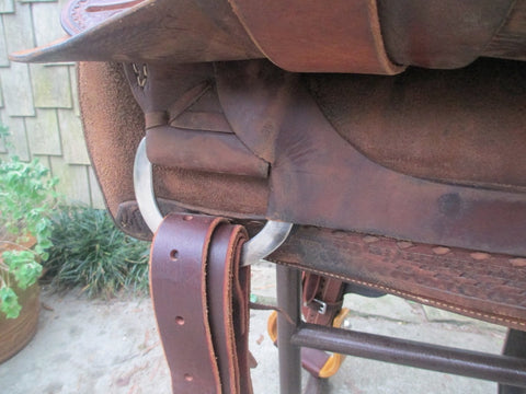 M L Leddy Cutting Saddle Built By Paul Garcia