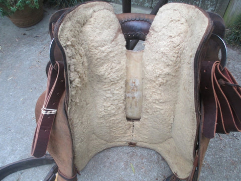 M L Leddy Cutting Saddle Built By Paul Garcia