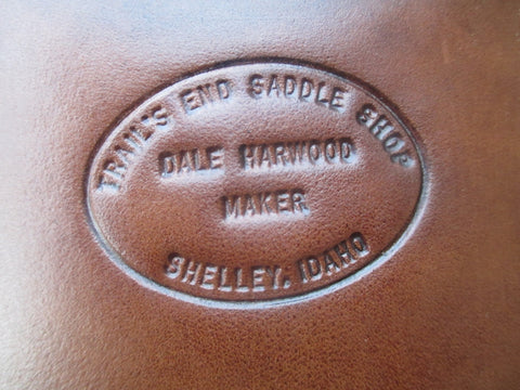 Dale Harwood Trail's End Saddle Shop Roping Saddle, Ranch Saddle