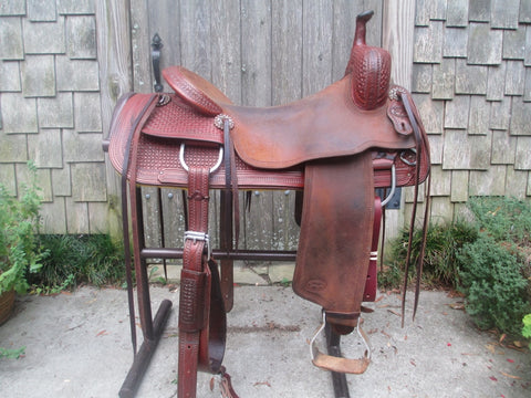 Calvin Allen Cutting Saddle